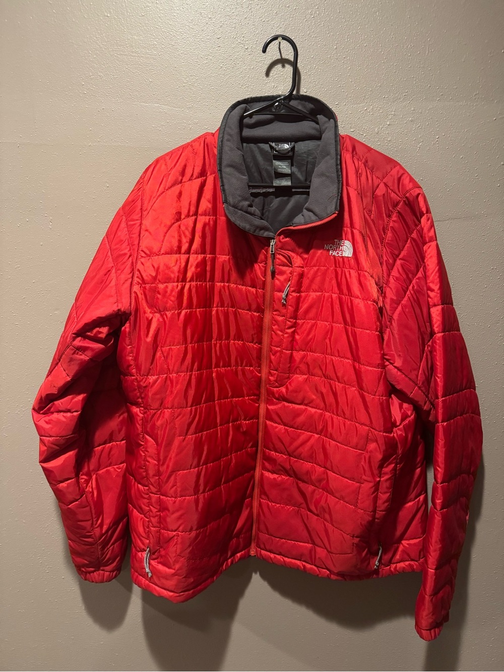The North Face Men’s Red Quilted Puffer Jacket